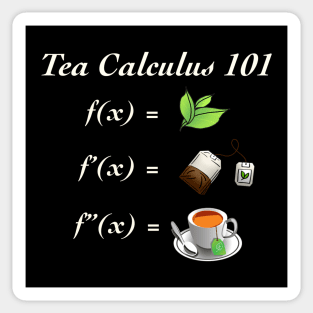 Tea Calculus Sticker